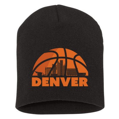 Denver Basketball Mile High 5280 Short Acrylic Beanie