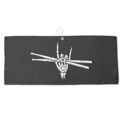 Drumsticks Band Music Drummer Percussion Player Large Microfiber Waffle Golf Towel