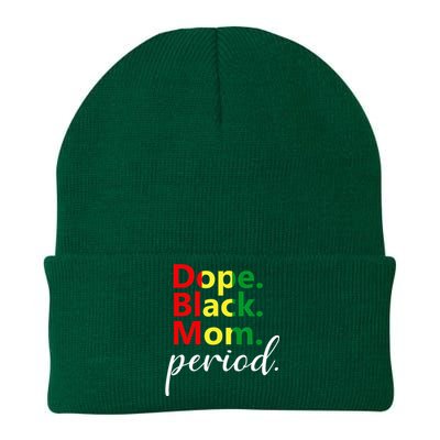 Dope Black Mom Black History Juneteenth Knit Cap Winter Beanie