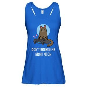 DonT Bother Me Right Meow Funny Video Gamer And Cat Lover Cool Gift Ladies Essential Flowy Tank