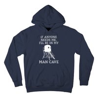 Deer Blind Man Cave Funny Hunter Dad Grandad Hunting Season Hoodie