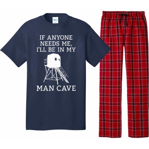 Deer Blind Man Cave Funny Hunter Dad Grandad Hunting Season Pajama Set