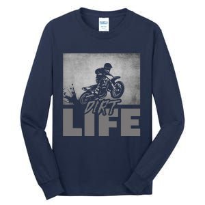 Dirt Bike Motocross - Dirt Bike Motocross Tall Long Sleeve T-Shirt