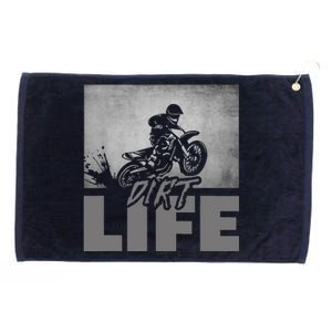 Dirt Bike Motocross - Dirt Bike Motocross Grommeted Golf Towel