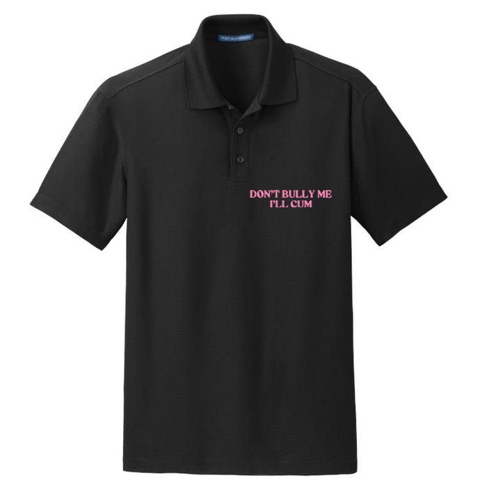 DonT Bully Me Dry Zone Grid Polo