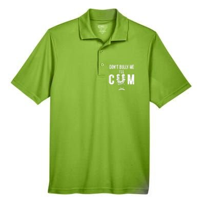 DonT Bully Me It Turns Me On Funny Men's Origin Performance Pique Polo