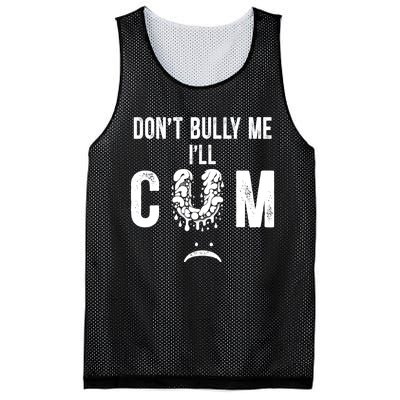 DonT Bully Me It Turns Me On Funny Mesh Reversible Basketball Jersey Tank