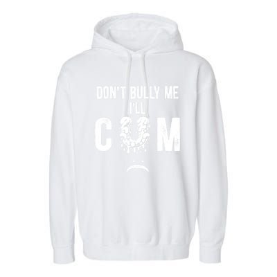 DonT Bully Me It Turns Me On Funny Garment-Dyed Fleece Hoodie