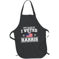 Dont Blame Me I Voted For Harris Full-Length Apron With Pockets