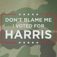 Don't Blame Me I Voted For Harris Legacy Tie Dye Trucker Hat