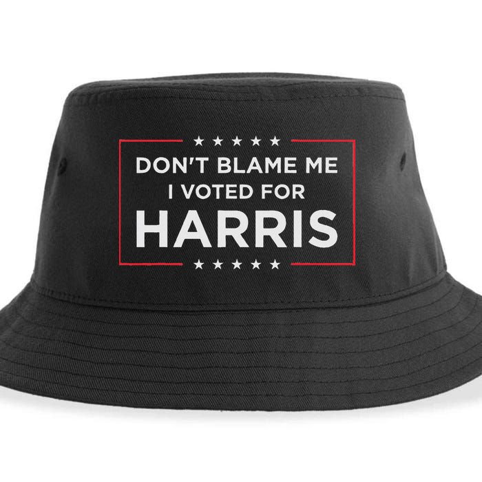Don't Blame Me I Voted For Harris Sustainable Bucket Hat