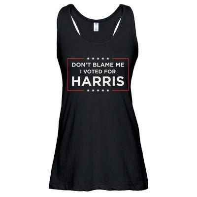 Don't Blame Me I Voted For Harris Ladies Essential Flowy Tank