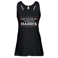 Don't Blame Me I Voted For Harris Ladies Essential Flowy Tank