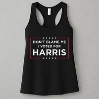 Don't Blame Me I Voted For Harris Womens Tank Top