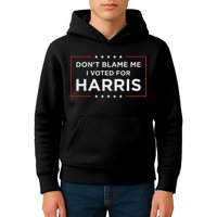 Don't Blame Me I Voted For Harris Kids Hoodie