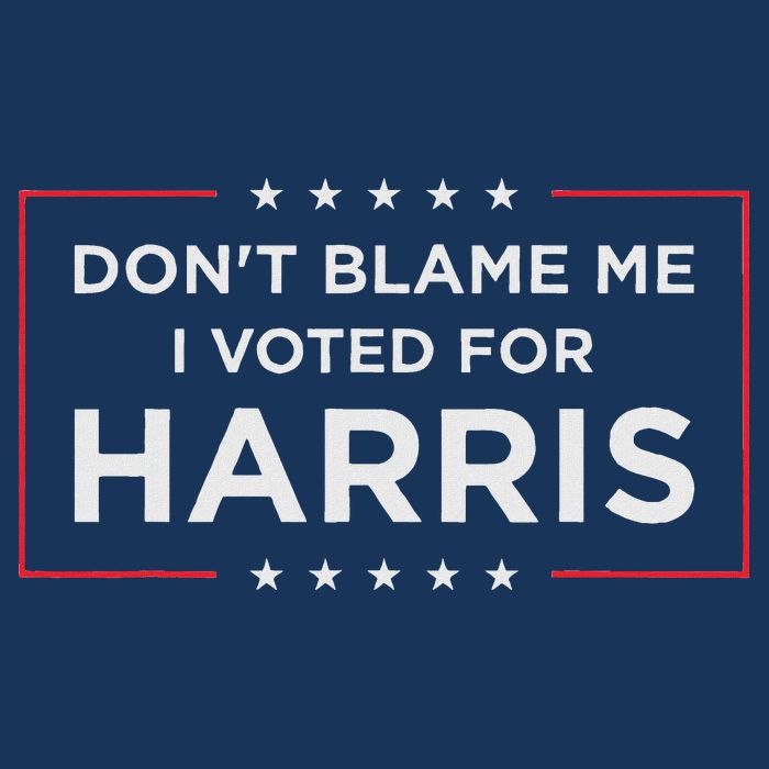 Don't Blame Me I Voted For Harris Infant Baby Jersey Bodysuit
