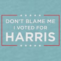 Don't Blame Me I Voted For Harris Sueded Cloud Jersey T-Shirt