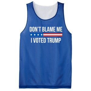 Don't Blame Me Gift I Voted Trump Gift Mesh Reversible Basketball Jersey Tank