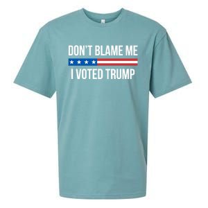 Don't Blame Me Gift I Voted Trump Gift Sueded Cloud Jersey T-Shirt