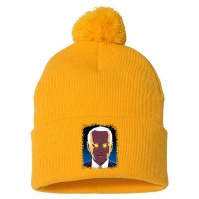 Dark Brandon Meme Pom Pom 12in Knit Beanie