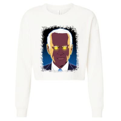 Dark Brandon Meme Cropped Pullover Crew