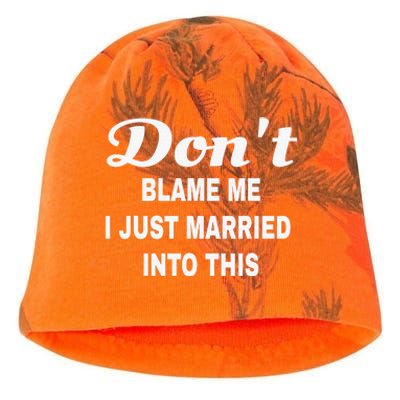 Dont blame me funny sarcastic design Kati - Camo Knit Beanie