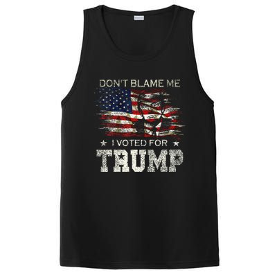 Dont Blame Me I Voted For Trump PosiCharge Competitor Tank