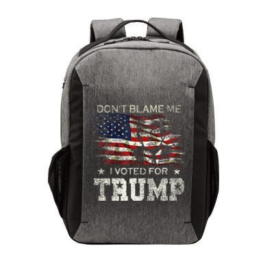 Dont Blame Me I Voted For Trump Vector Backpack