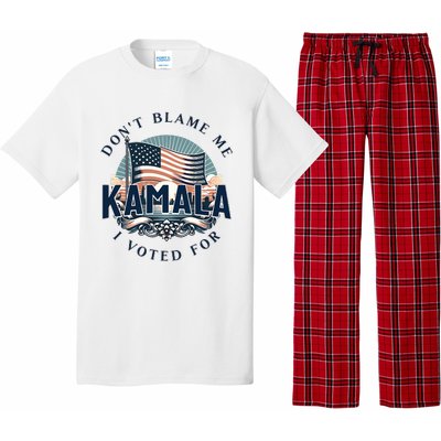 DonT Blame Me I Voted For Kamala Pro Harris Supporter Pajama Set