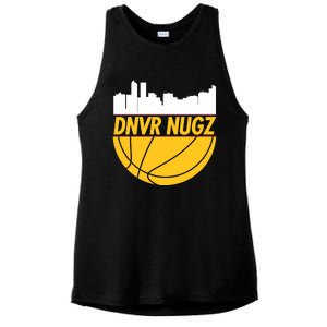 Denver Basketball Mile High 5280 Nugz Ladies PosiCharge Tri-Blend Wicking Tank