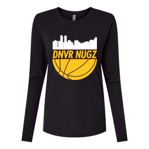 Denver Basketball Mile High 5280 Nugz Womens Cotton Relaxed Long Sleeve T-Shirt