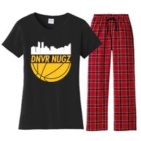 Denver Basketball Mile High 5280 Nugz Women's Flannel Pajama Set