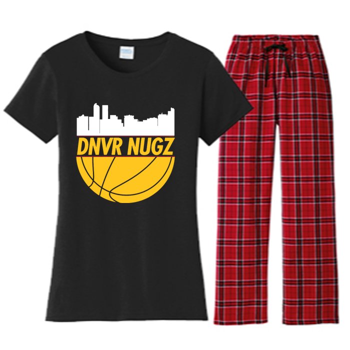 Denver Basketball Mile High 5280 Nugz Women's Flannel Pajama Set