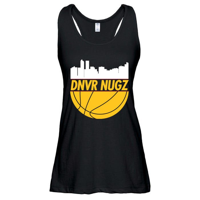 Denver Basketball Mile High 5280 Nugz Ladies Essential Flowy Tank