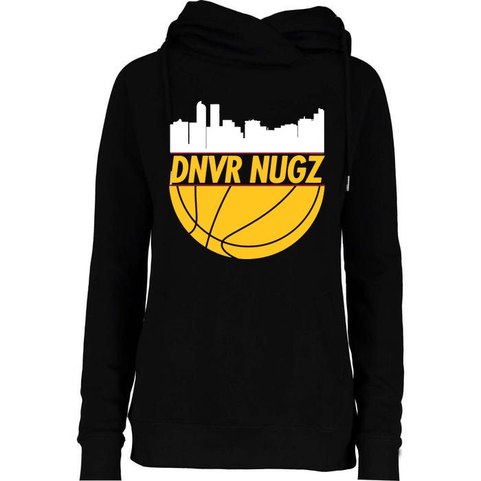 Denver Basketball Mile High 5280 Nugz Womens Funnel Neck Pullover Hood