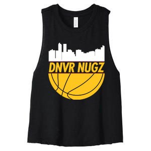 Denver Basketball Mile High 5280 Nugz Women's Racerback Cropped Tank