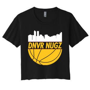 Denver Basketball Mile High 5280 Nugz Women's Crop Top Tee