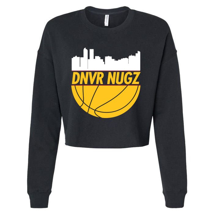 Denver Basketball Mile High 5280 Nugz Cropped Pullover Crew