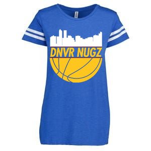 Denver Basketball Mile High 5280 Nugz Enza Ladies Jersey Football T-Shirt