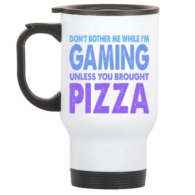 DonT Bother Me While IM Gaming Next Level Gear And Merch Gift Stainless Steel Travel Mug