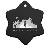 Dirt Bike Motocross Apparel Dirt Bike Motocross Ceramic Star Ornament