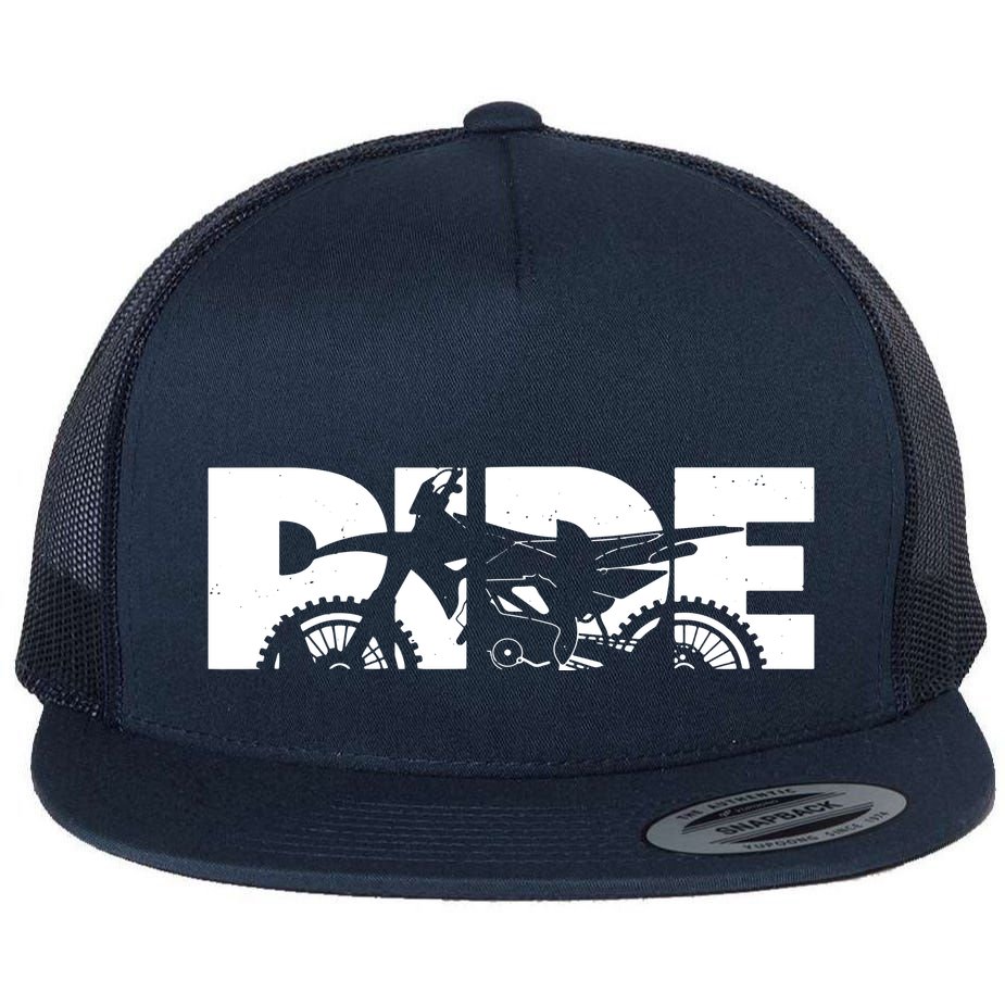 Dirt Bike Motocross Apparel Motocross Dirt Bike Flat Bill Trucker Hat