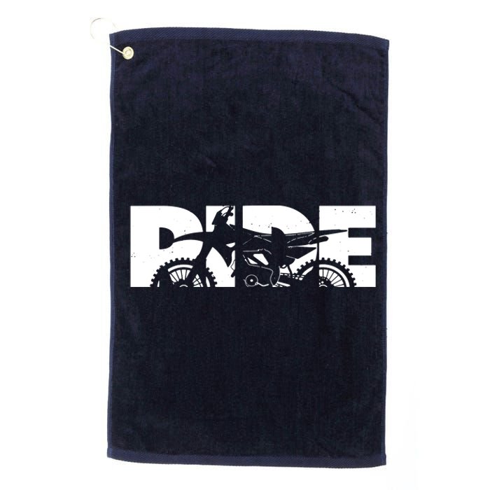 Dirt Bike Motocross Apparel Motocross Dirt Bike Platinum Collection Golf Towel