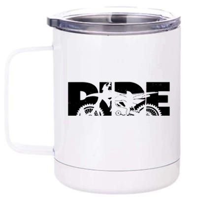 Dirt Bike Motocross Apparel Motocross Dirt Bike 12 oz Stainless Steel Tumbler Cup