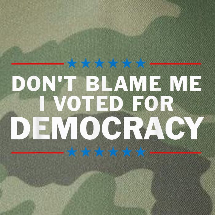 Dont Blame Me I Voted For Democracy Legacy Tie Dye Trucker Hat