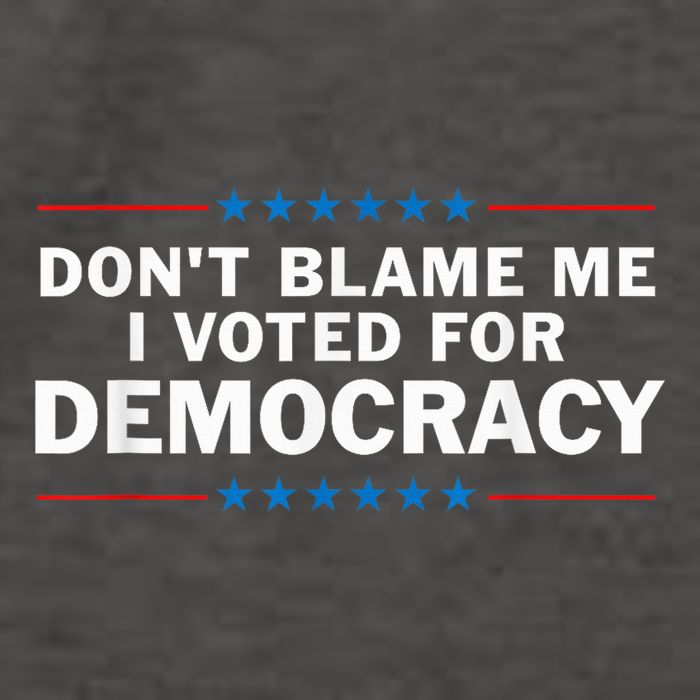 Dont Blame Me I Voted For Democracy Vector Backpack