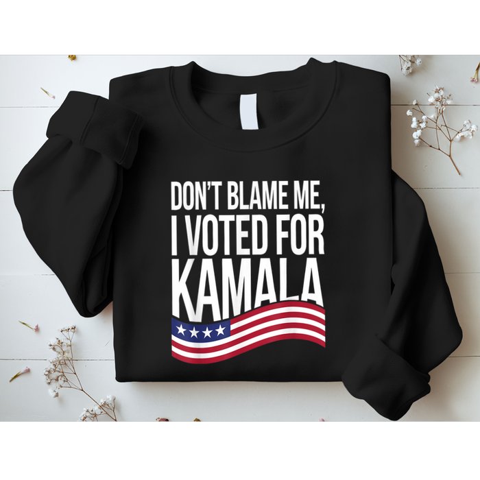 DonT Blame Me I Voted For Kamala 2024 Usa Kamala Harris Sweatshirt