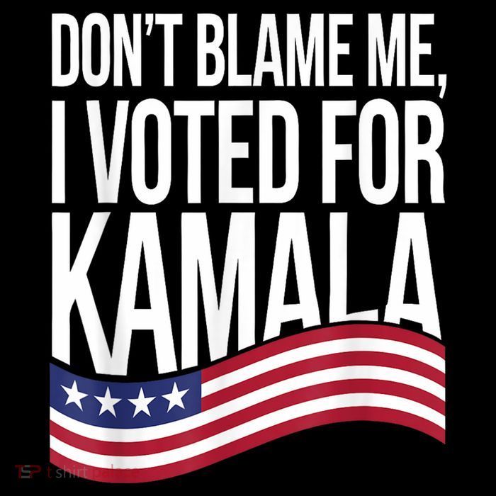 DonT Blame Me I Voted For Kamala 2024 Usa Kamala Harris Zip Tote Bag