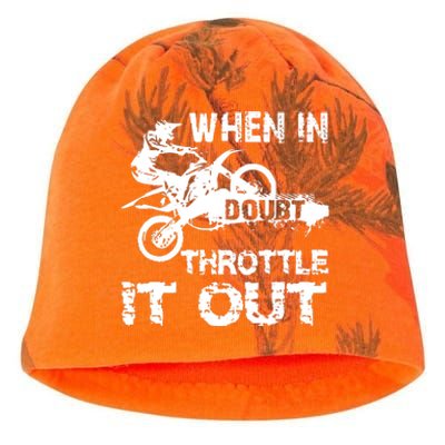 Dirt Bike MotoCross Biker Riding Motorcycle Gift Tee Kati - Camo Knit Beanie