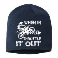 Dirt Bike MotoCross Biker Riding Motorcycle Gift Tee Sustainable Beanie